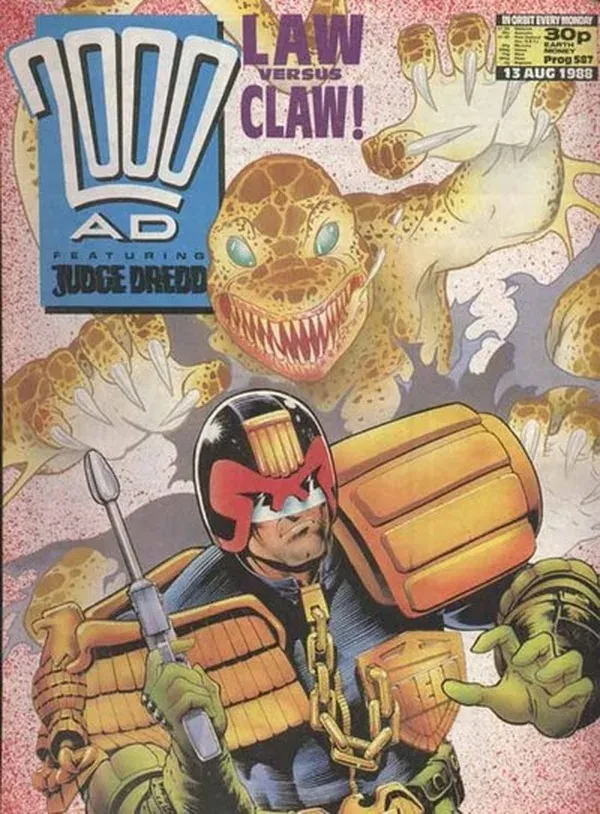 Cover of 2000 AD #587