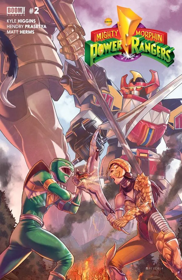 Cover of Mighty Morphin Power Rangers #2