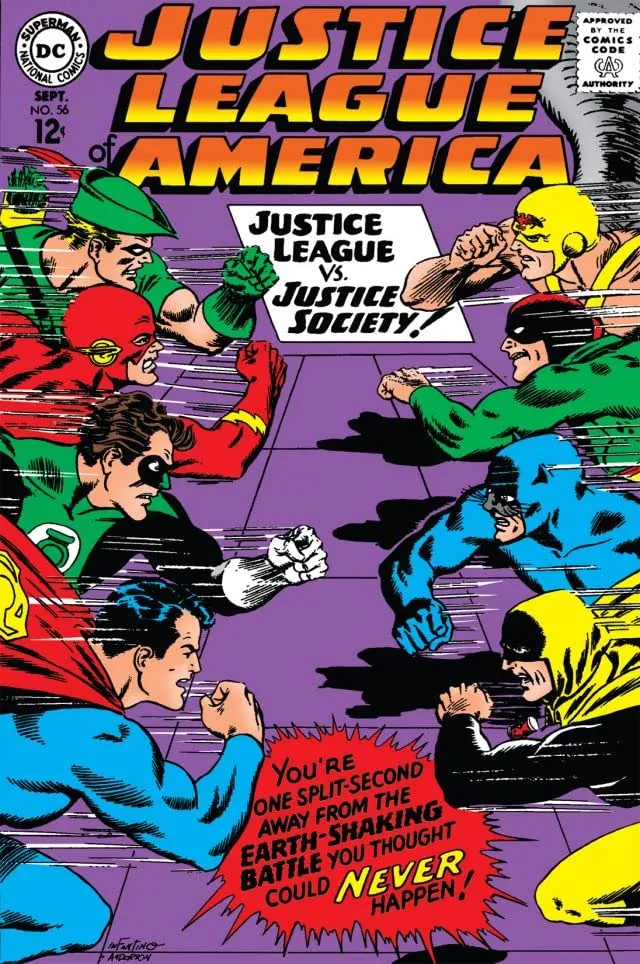 Cover of Justice League of America #56