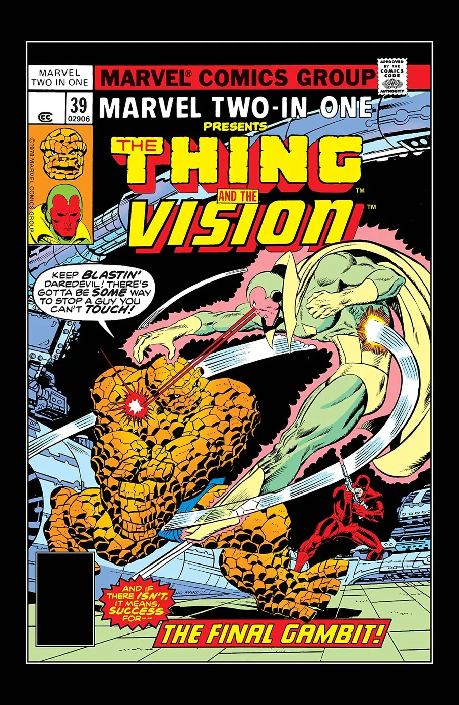 Cover of Marvel Two-in-One #39