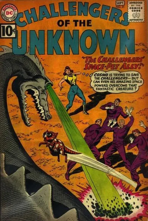 Cover of Challengers of the Unknown #21