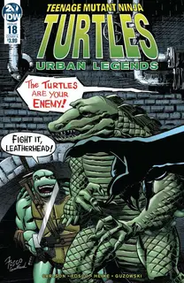 Cover of Teenage Mutant Ninja Turtles: Urban Legends #18