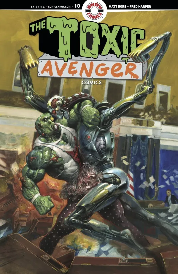 Cover of The Toxic Avenger Comics #10