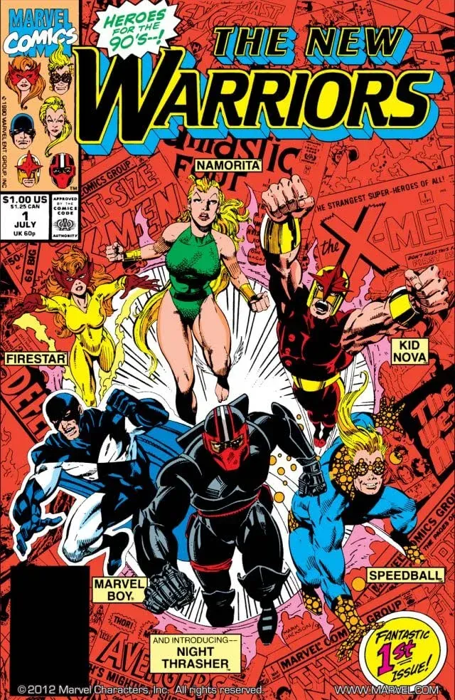Cover of The New Warriors #1