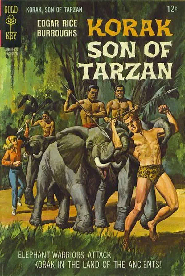 Cover of Edgar Rice Burroughs Korak, Son of Tarzan #19