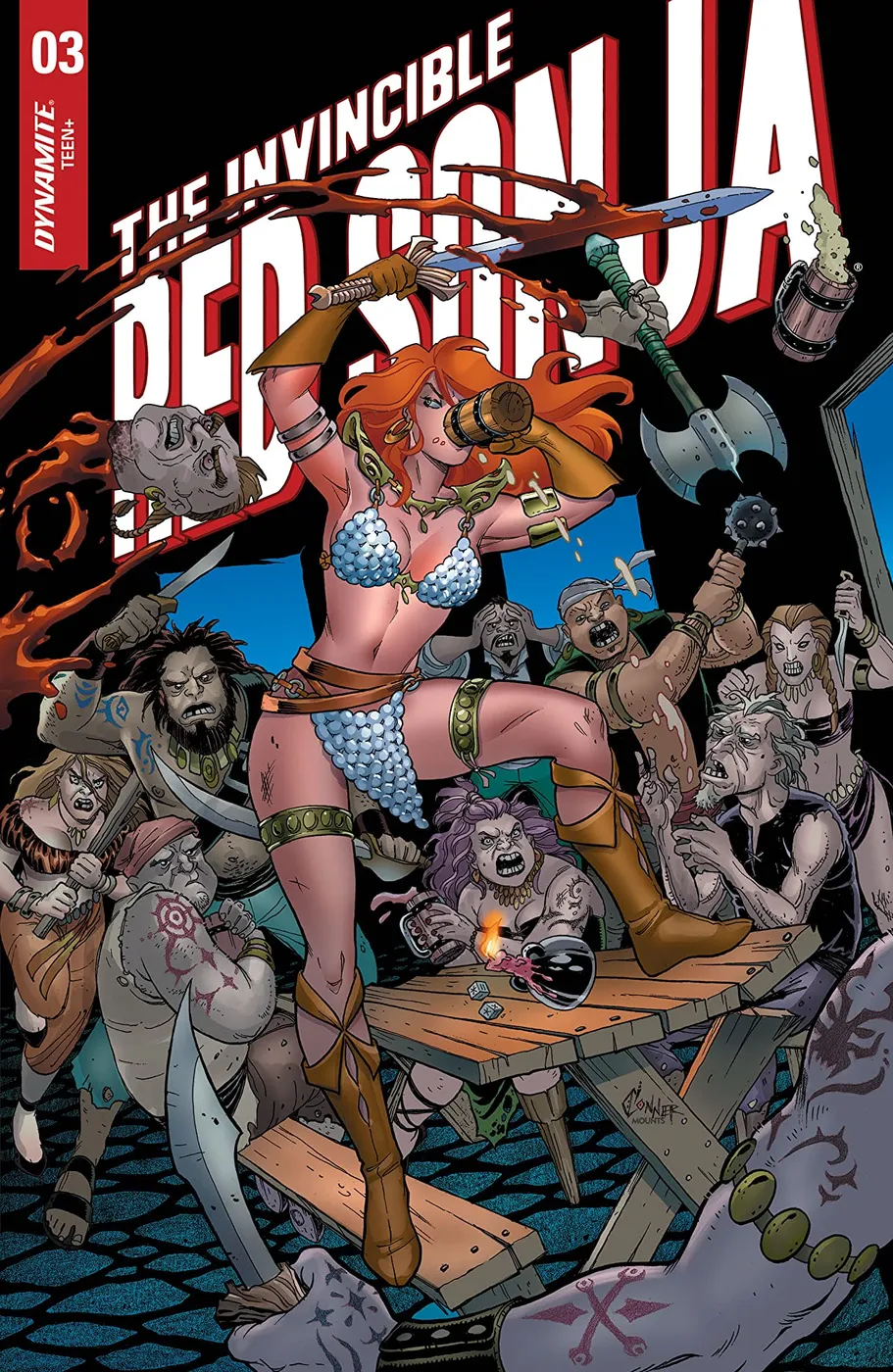 Cover of The Invincible Red Sonja #3