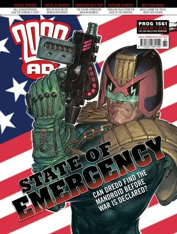 Cover of 2000 AD #1561
