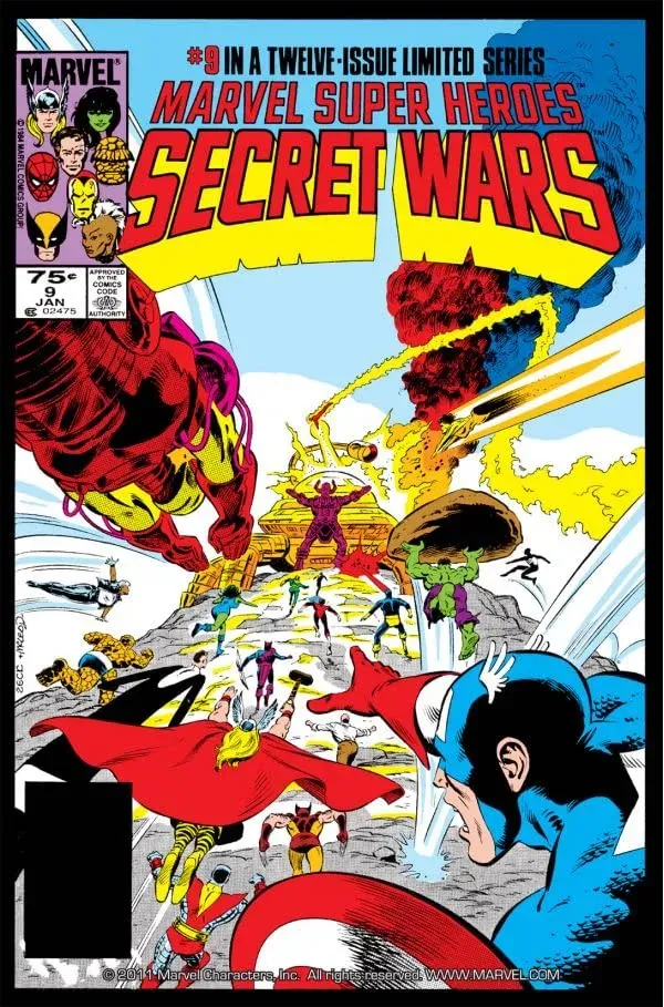 Cover of Marvel Super-Heroes Secret Wars #9