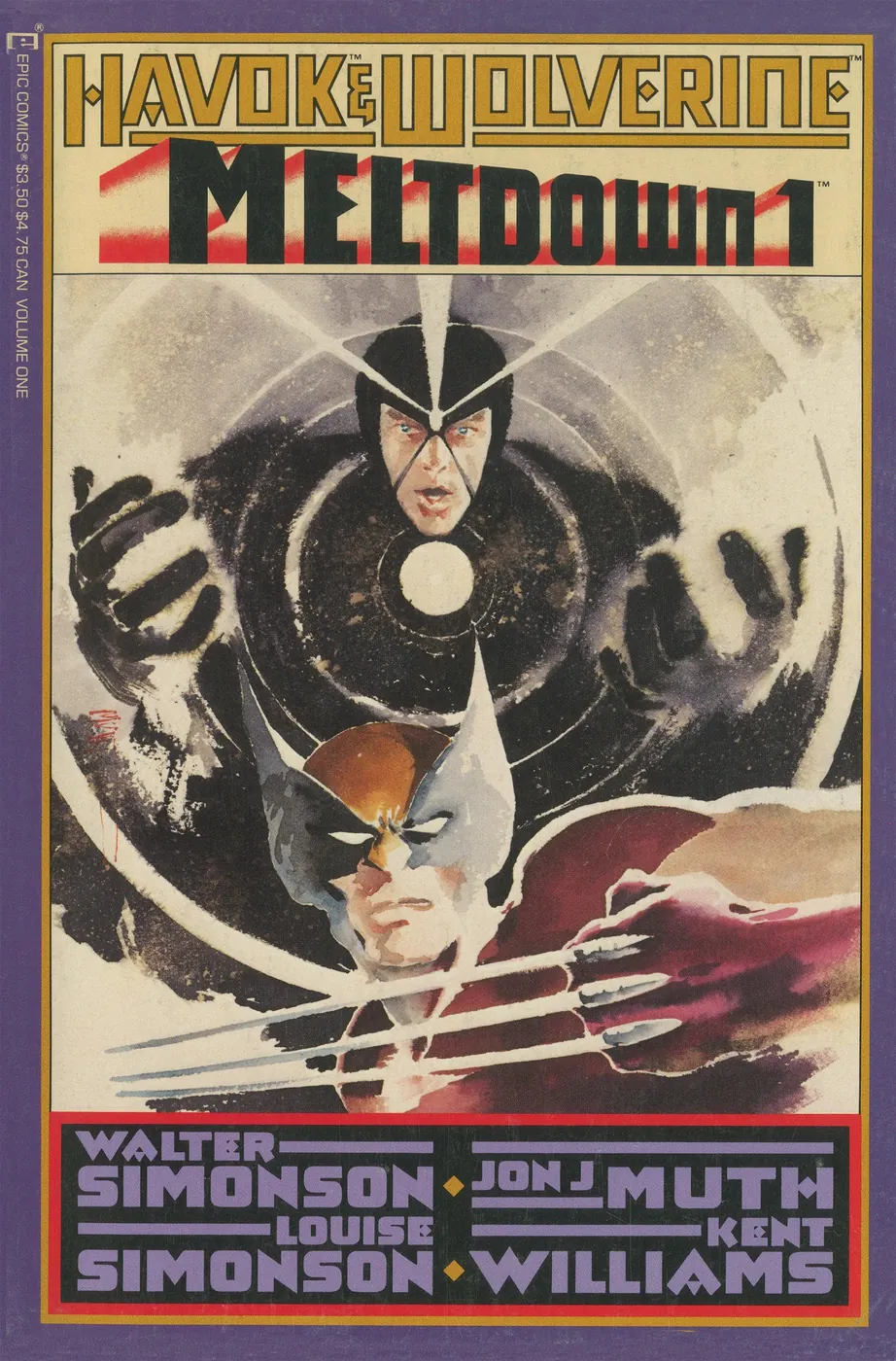 Cover of Havok & Wolverine - Meltdown #1