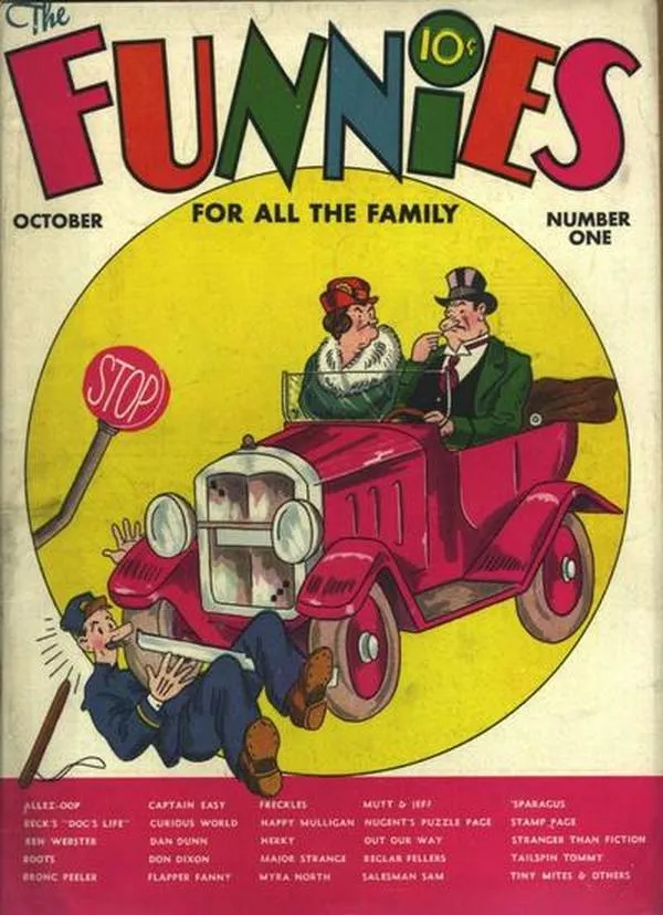 Cover of The Funnies #1