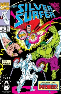 Cover of Silver Surfer #58