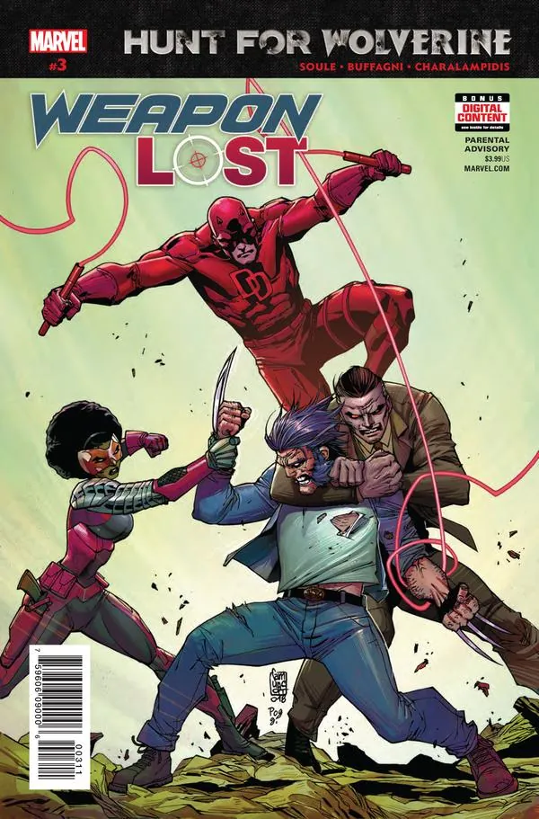 Cover of Hunt for Wolverine: Weapon Lost #3