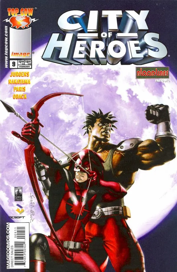 Cover of City of Heroes #9