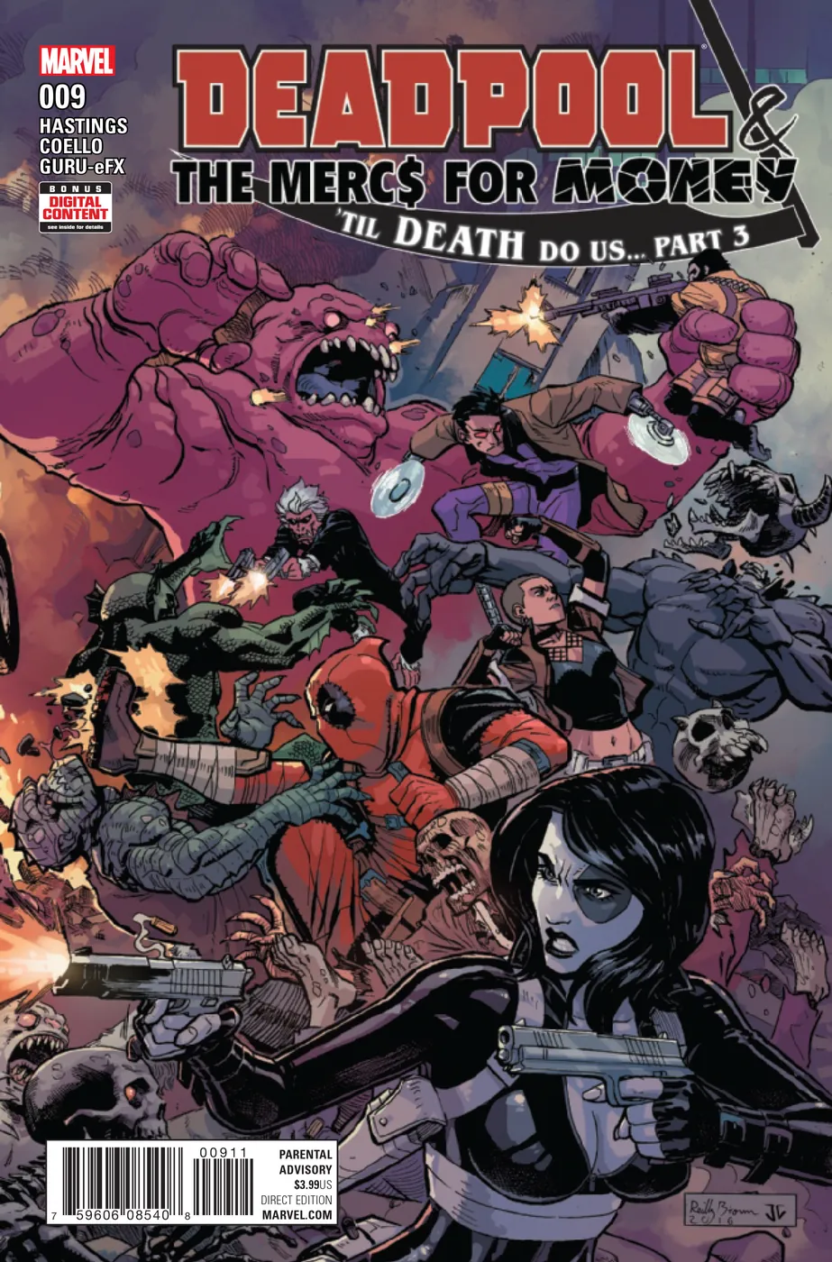 Cover of Deadpool & the Mercs for Money #9