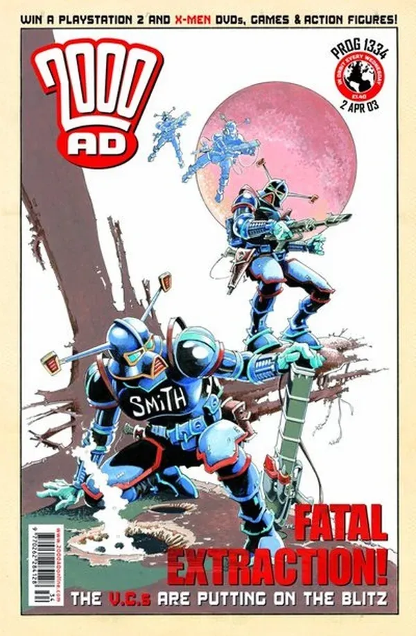 Cover of 2000 AD #1334