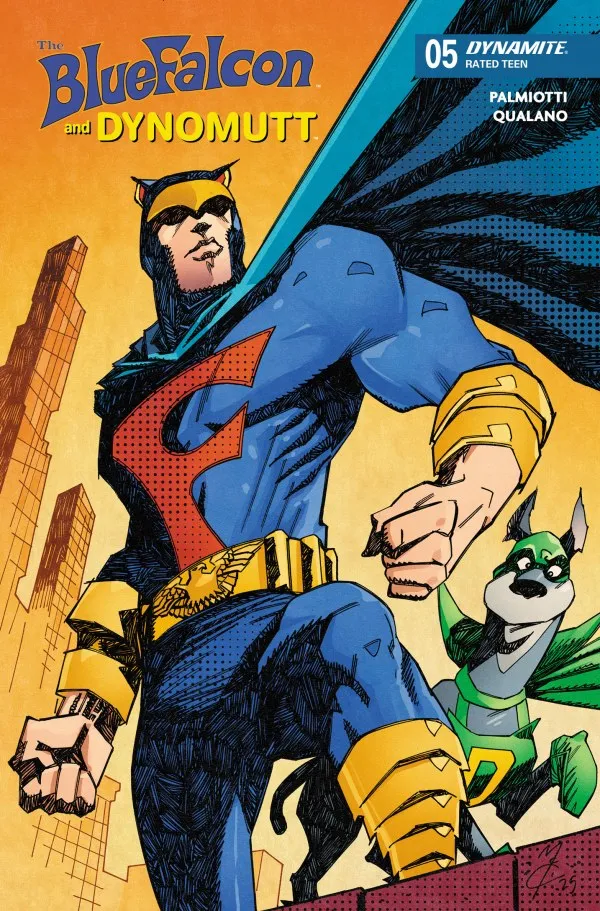 Cover of The Blue Falcon and Dynomutt #5