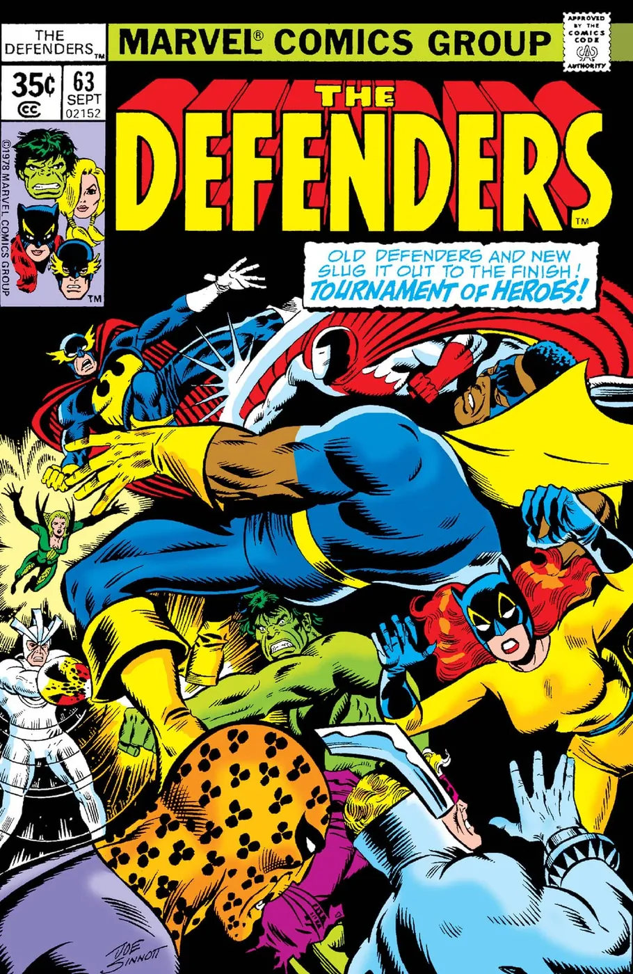 Cover of The Defenders #63