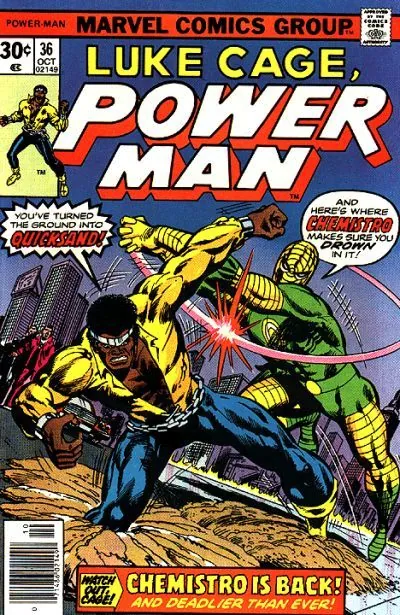 Cover of Power Man #36
