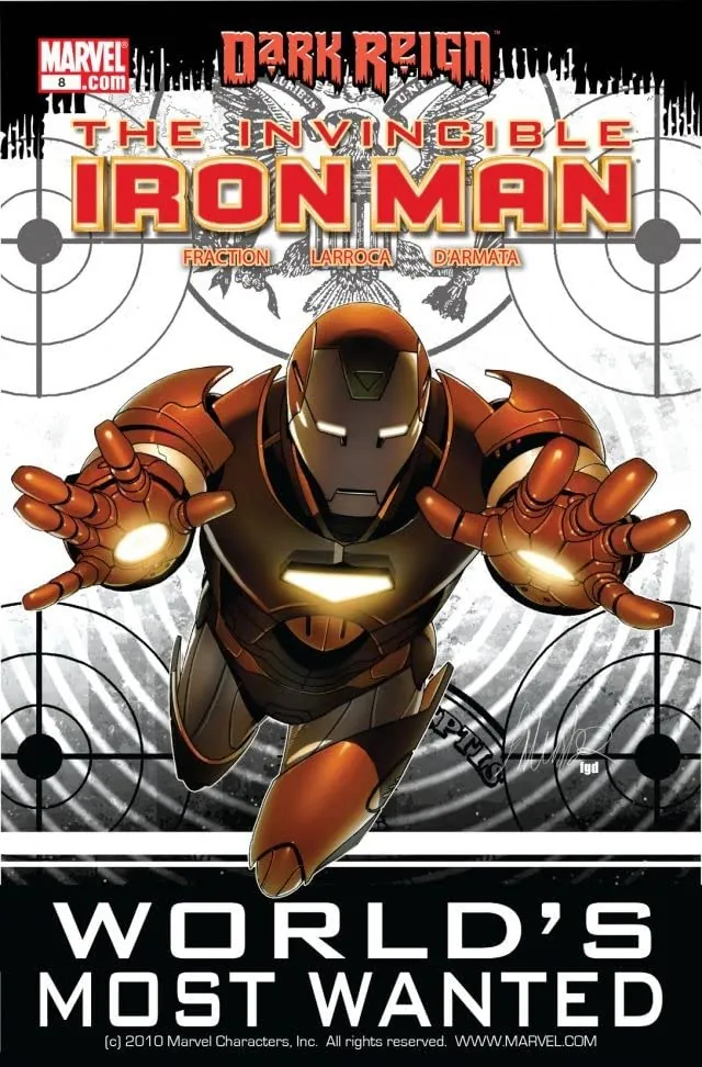 Cover of Invincible Iron Man #8