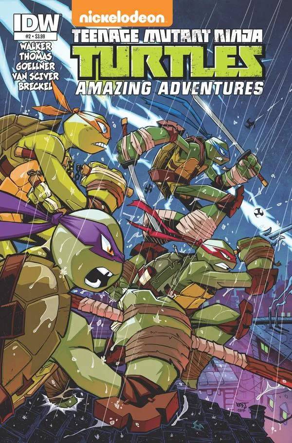 Cover of Teenage Mutant Ninja Turtles: Amazing Adventures #2
