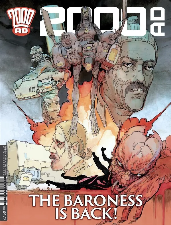 Cover of 2000 AD #1