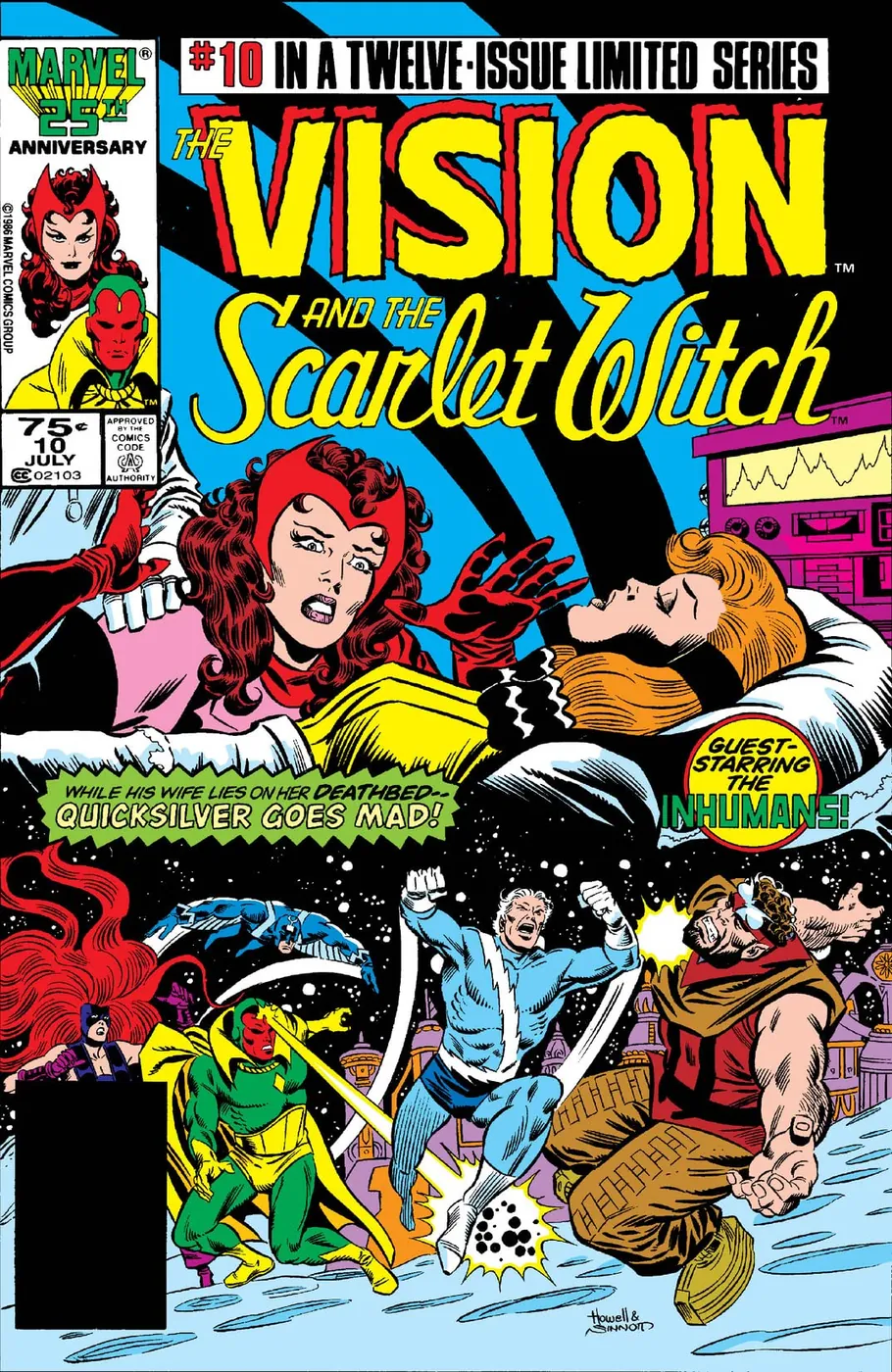 Cover of The Vision and the Scarlet Witch #10