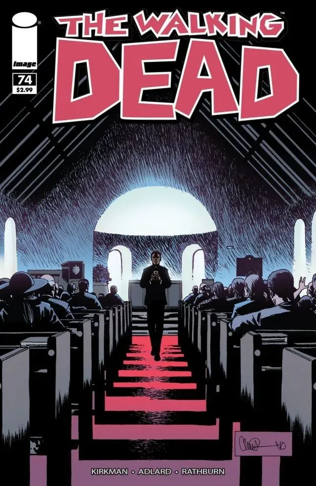 Cover of The Walking Dead #74