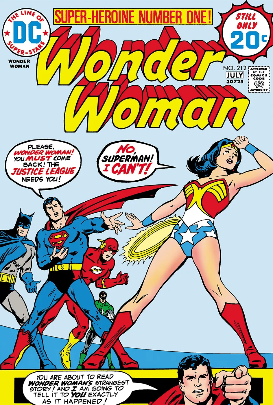 Cover of Wonder Woman #212