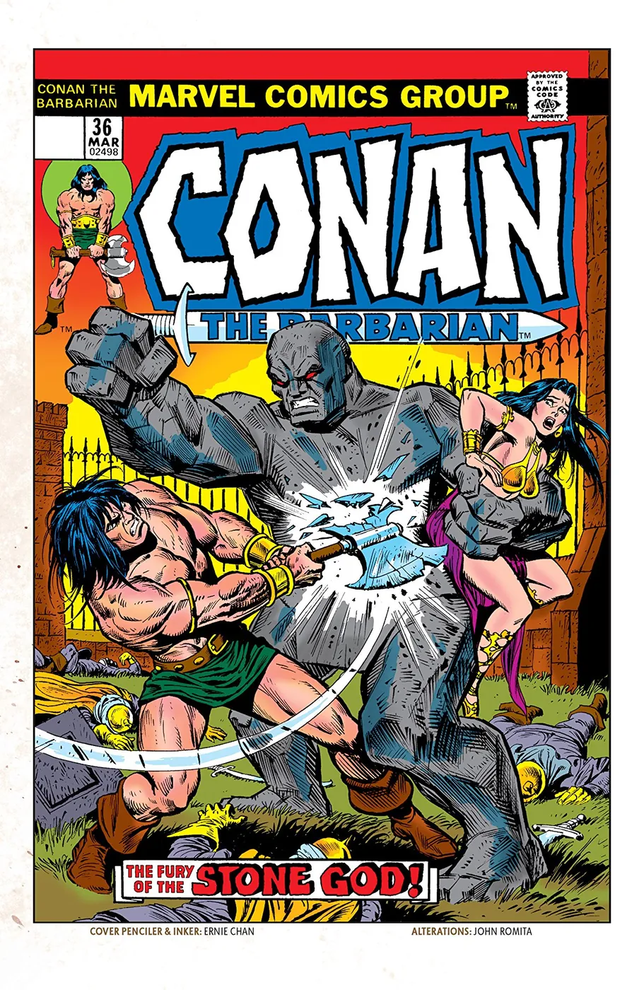 Cover of Conan the Barbarian #36