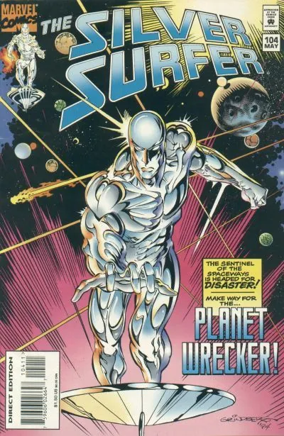 Cover of Silver Surfer #104