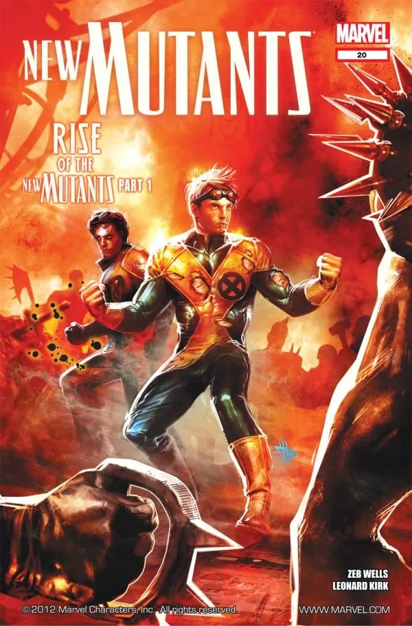 Cover of New Mutants #20