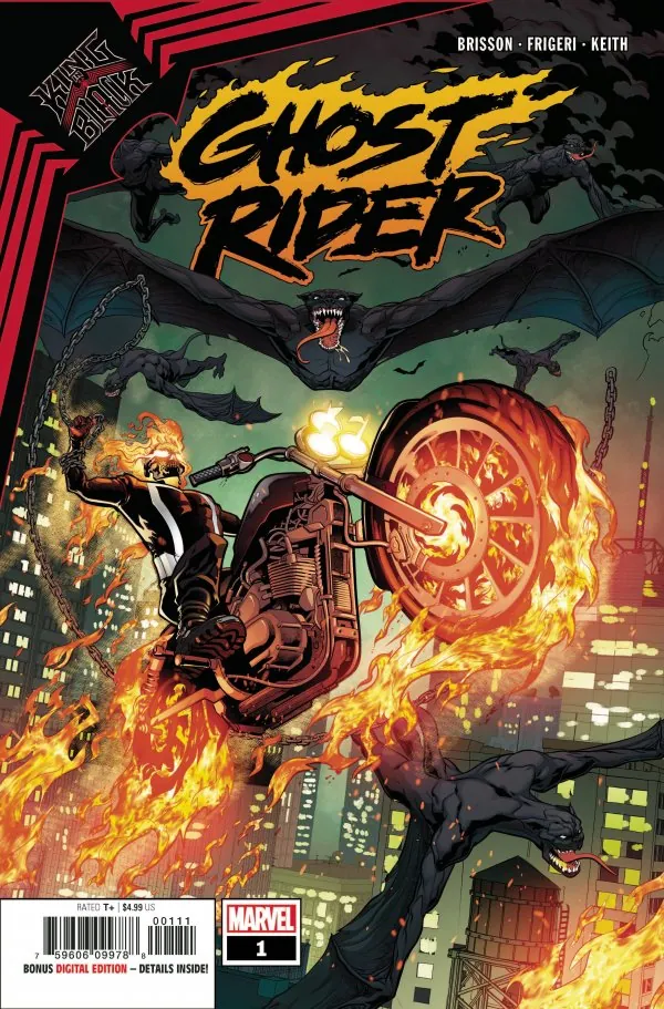 Cover of King in Black: Ghost Rider #1