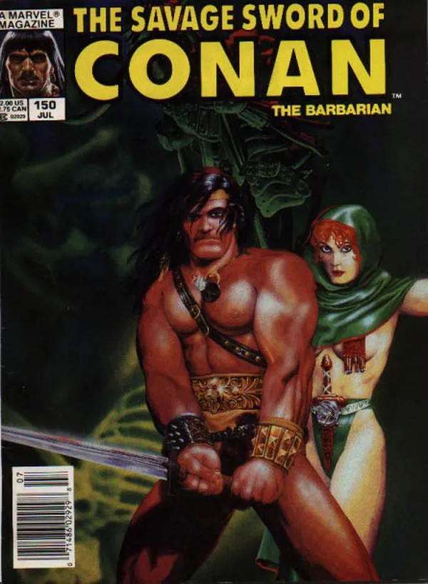 Cover of The Savage Sword of Conan #150
