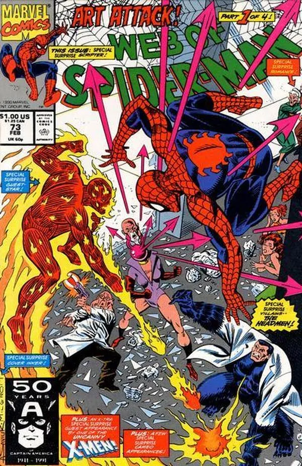 Cover of Web of Spider-Man #73