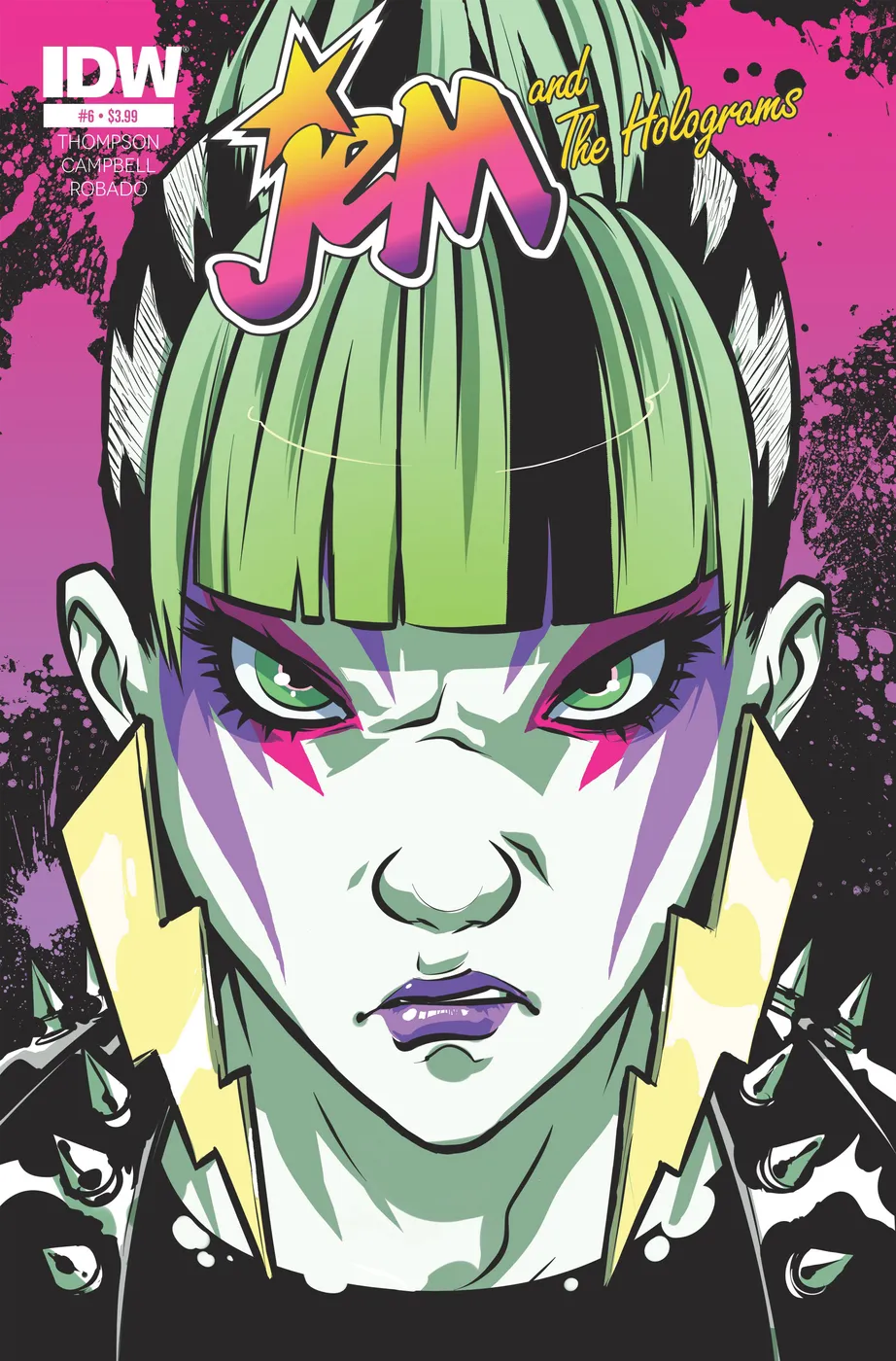 Cover of Jem and the Holograms #6