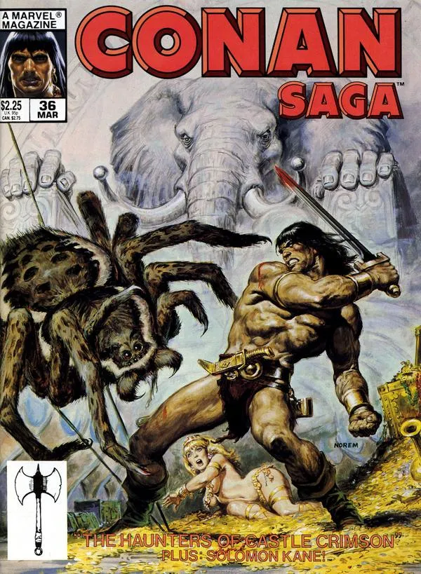 Cover of Conan Saga #36