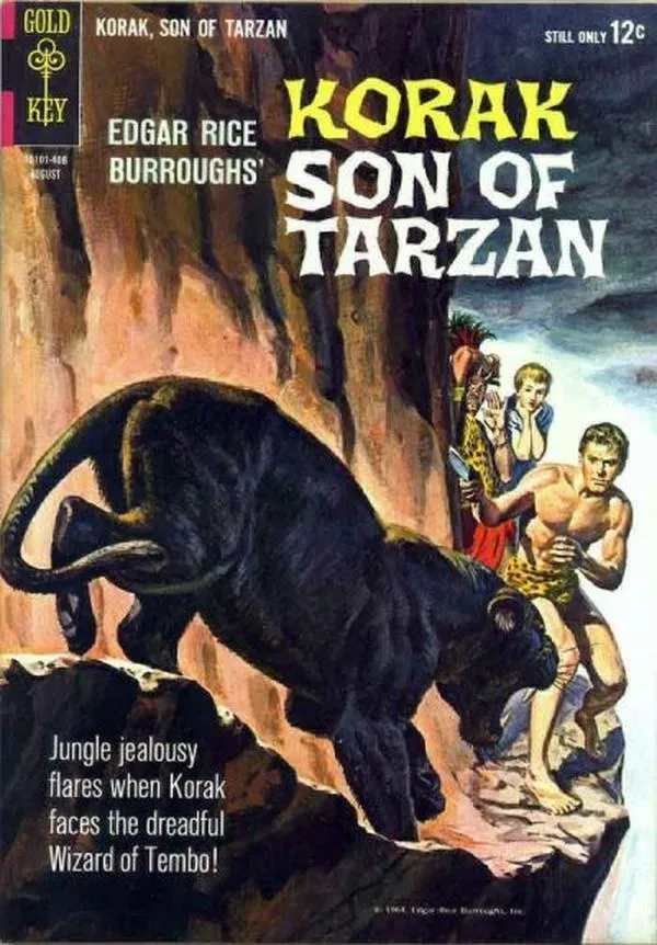 Cover of Edgar Rice Burroughs Korak, Son of Tarzan #4