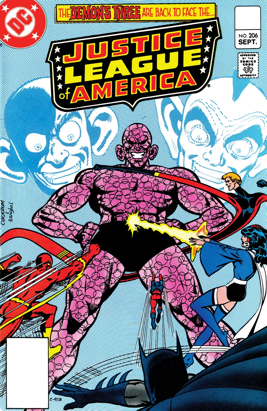 Cover of Justice League of America #206
