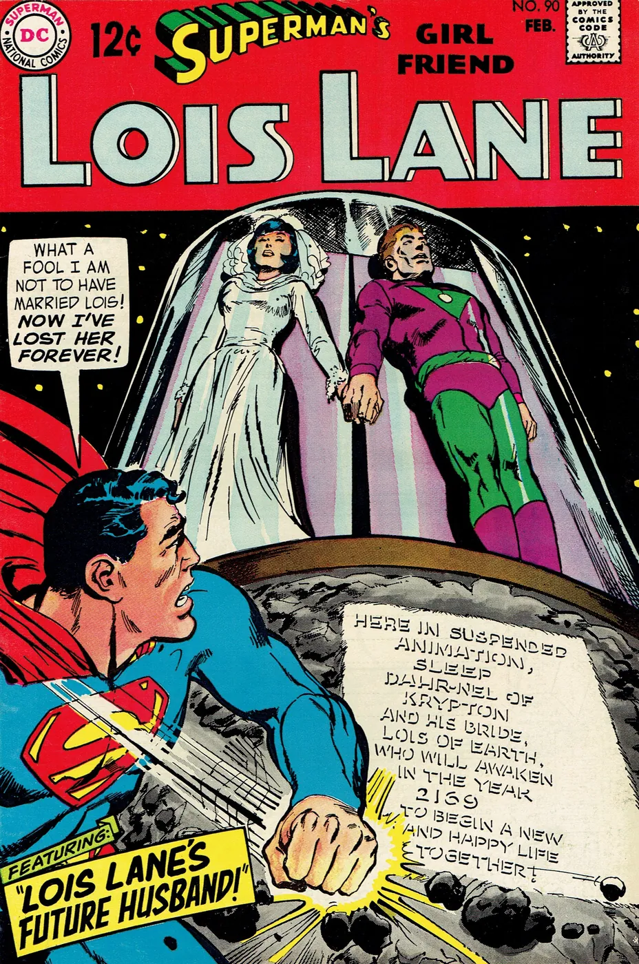 Cover of Superman's Girl Friend, Lois Lane #90