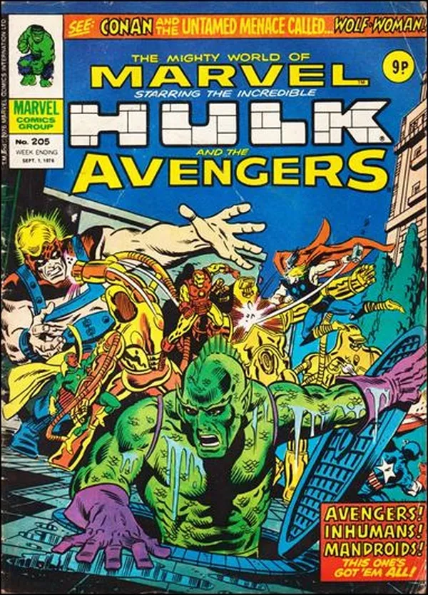 Cover of The Mighty World of Marvel #205
