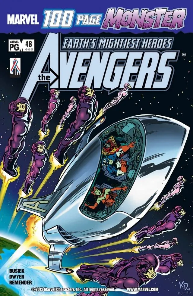 Cover of Avengers #48 (463)