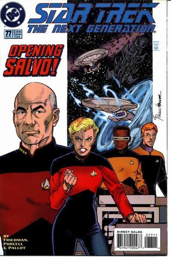 Cover of Star Trek: The Next Generation #77