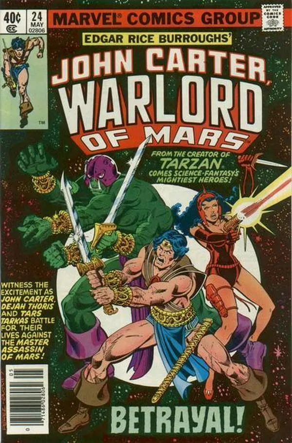 Cover of John Carter, Warlord of Mars #24