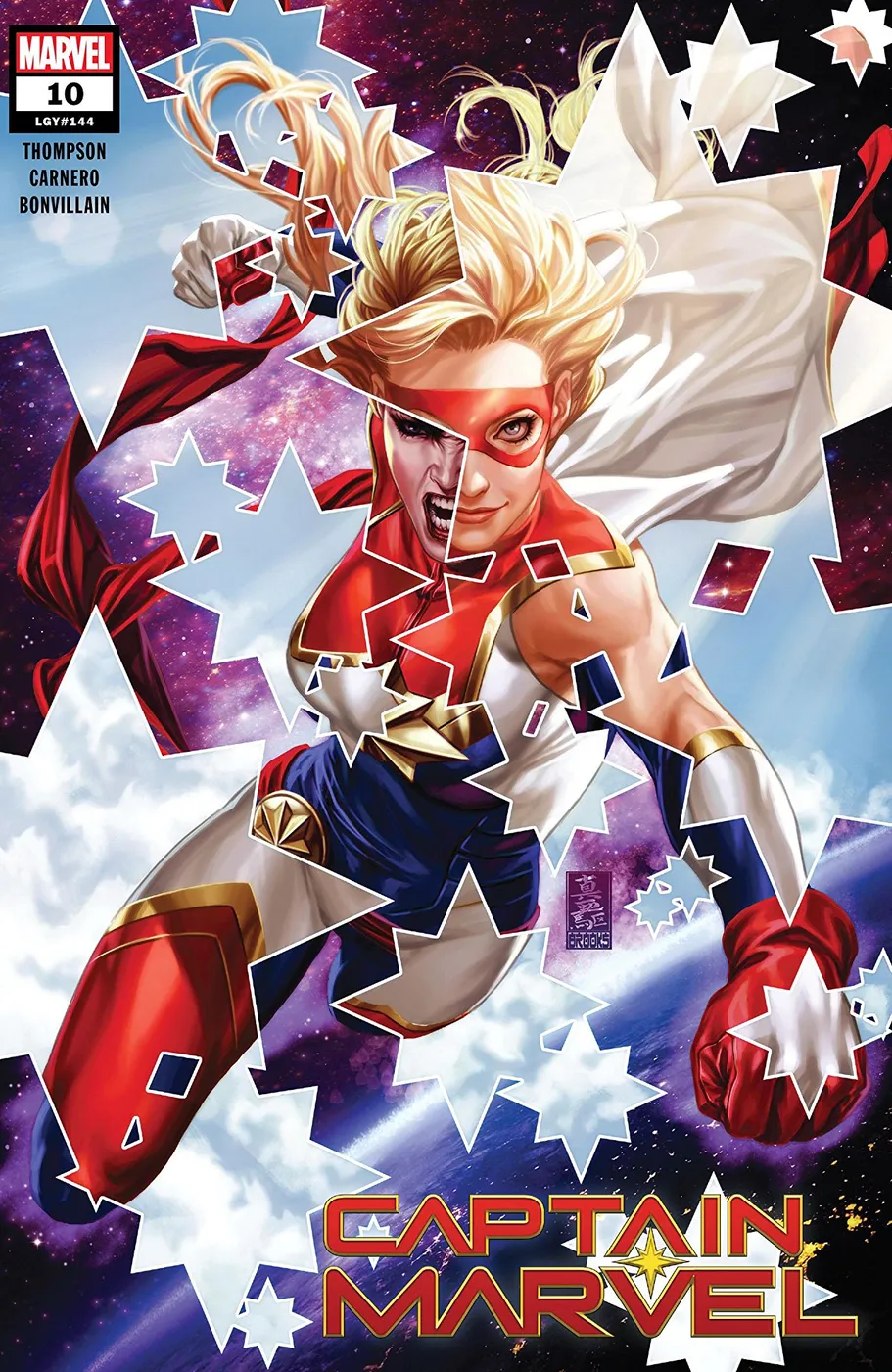 Cover of Captain Marvel #10 (144)