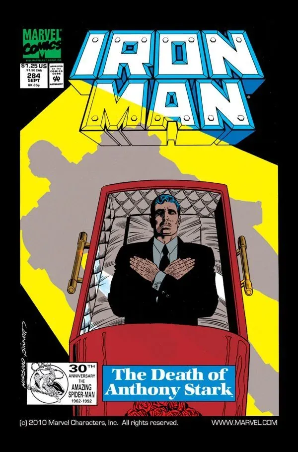 Cover of Iron Man #284