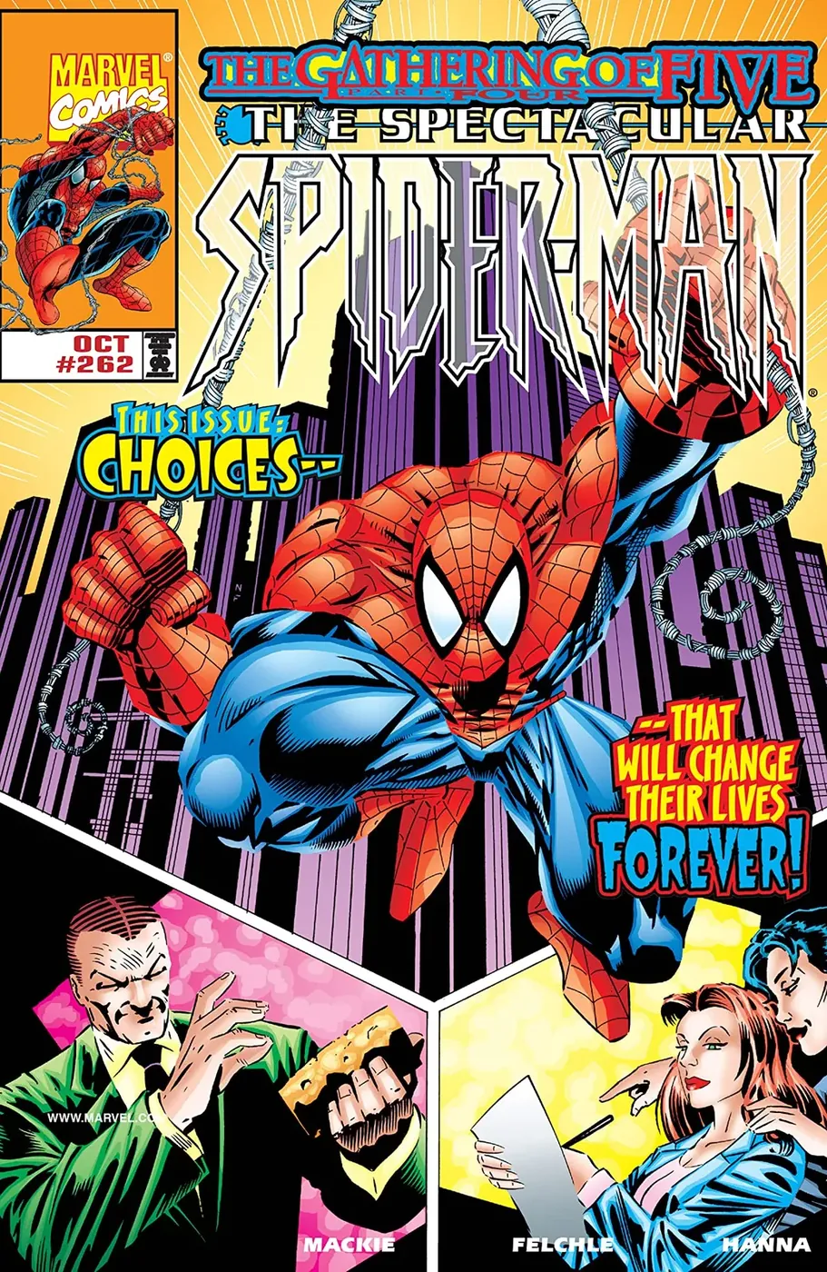 Cover of The Spectacular Spider-Man #262