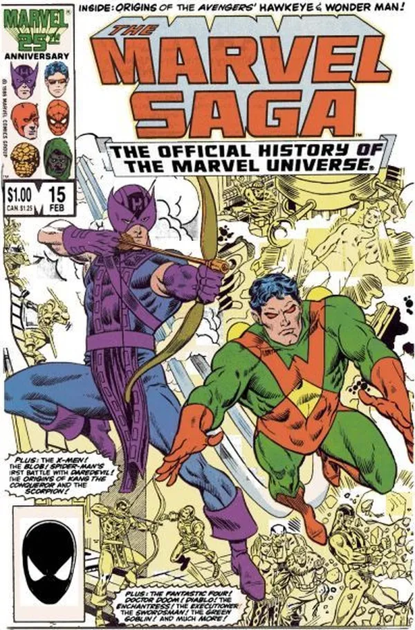 Cover of The Marvel Saga the Official History of the Marvel Universe #15