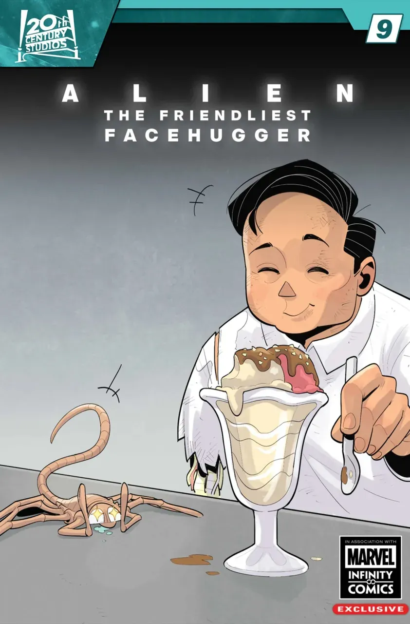 Cover of Alien: The Friendliest Facehugger Infinity Comic #9