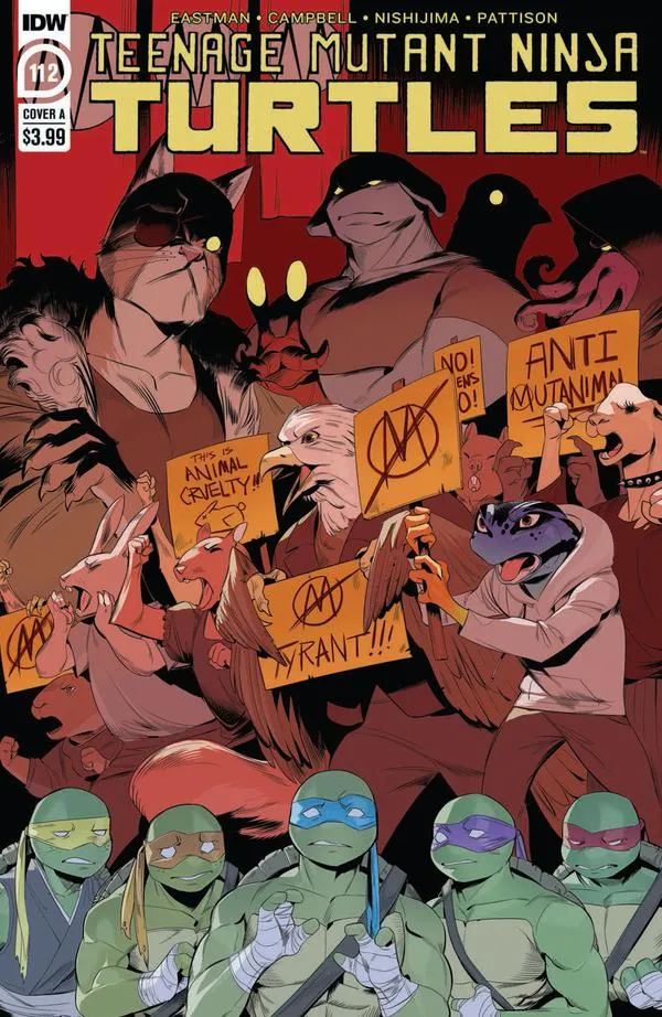 Cover of Teenage Mutant Ninja Turtles #112