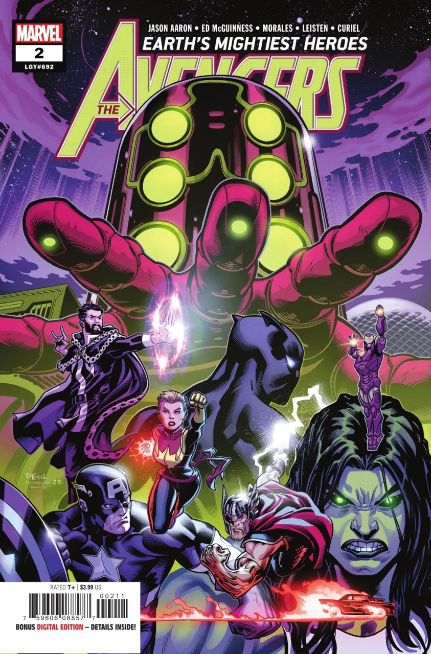 Cover of Avengers #2 (692)